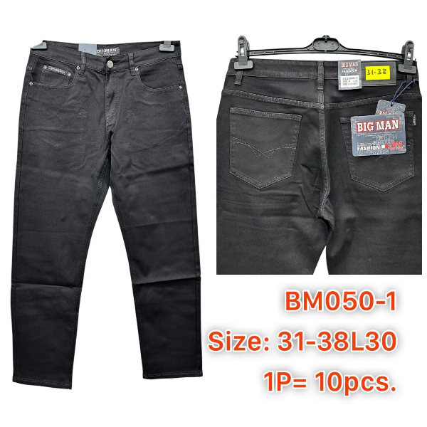 Spodnie męskie jeans Roz 31-38, 1 Kolor .Paczka 10 szt